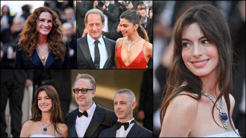 Cannes 2022 : Anne Hathaway et Julia Roberts brillent à la montée des marches d'Armageddon Time, de James Gray